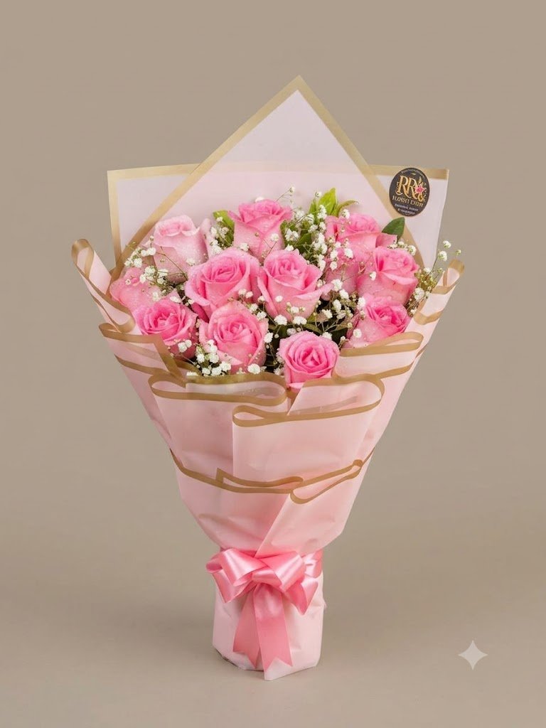 Pink Rose Bouquet
