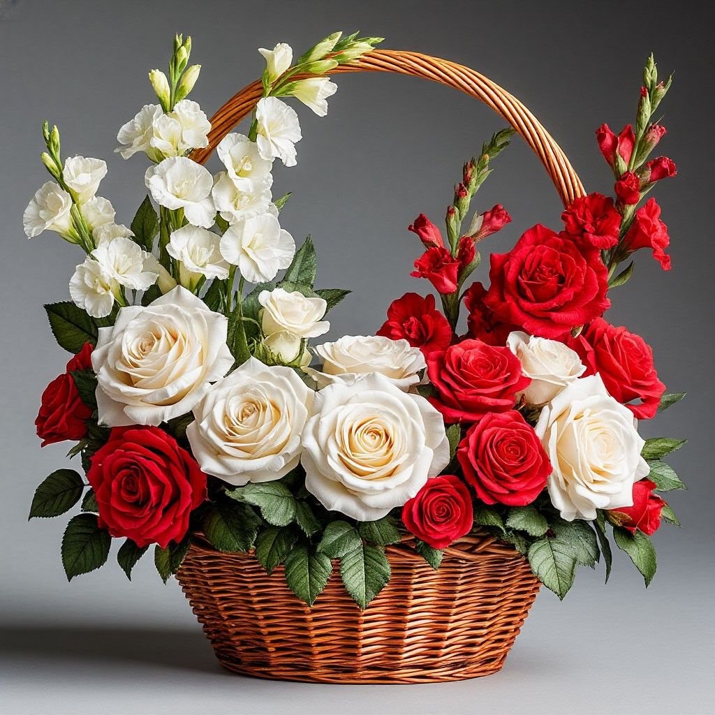 Anniversary Flower Basket