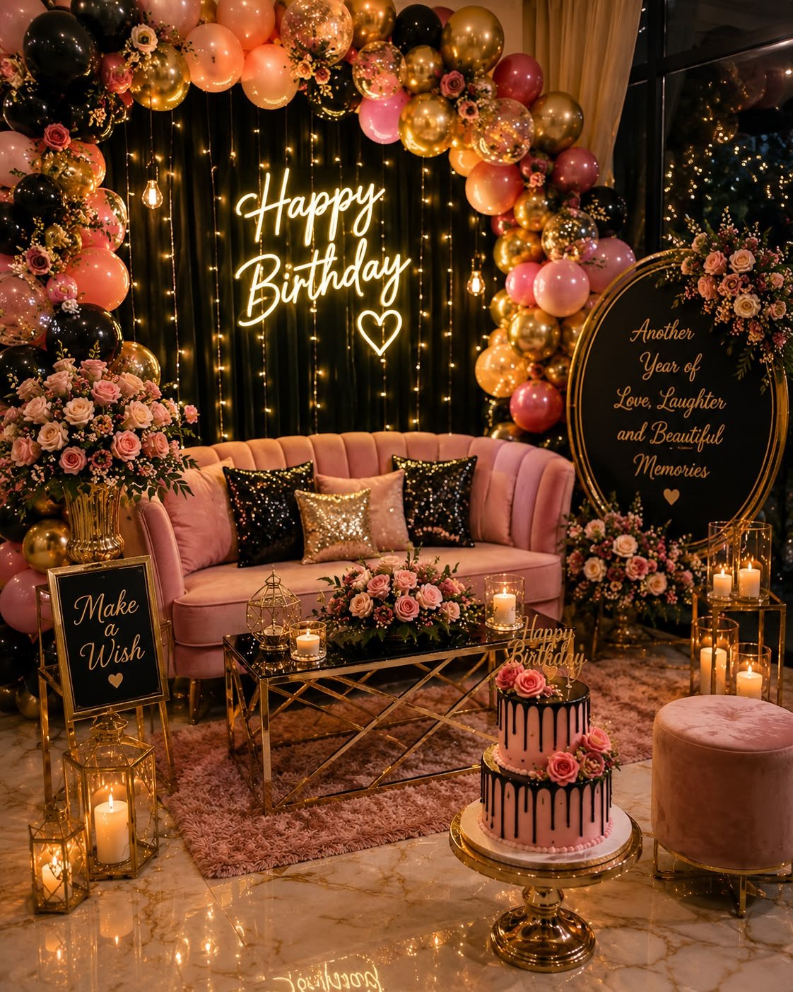 Luxury Birthday Flower Decoration