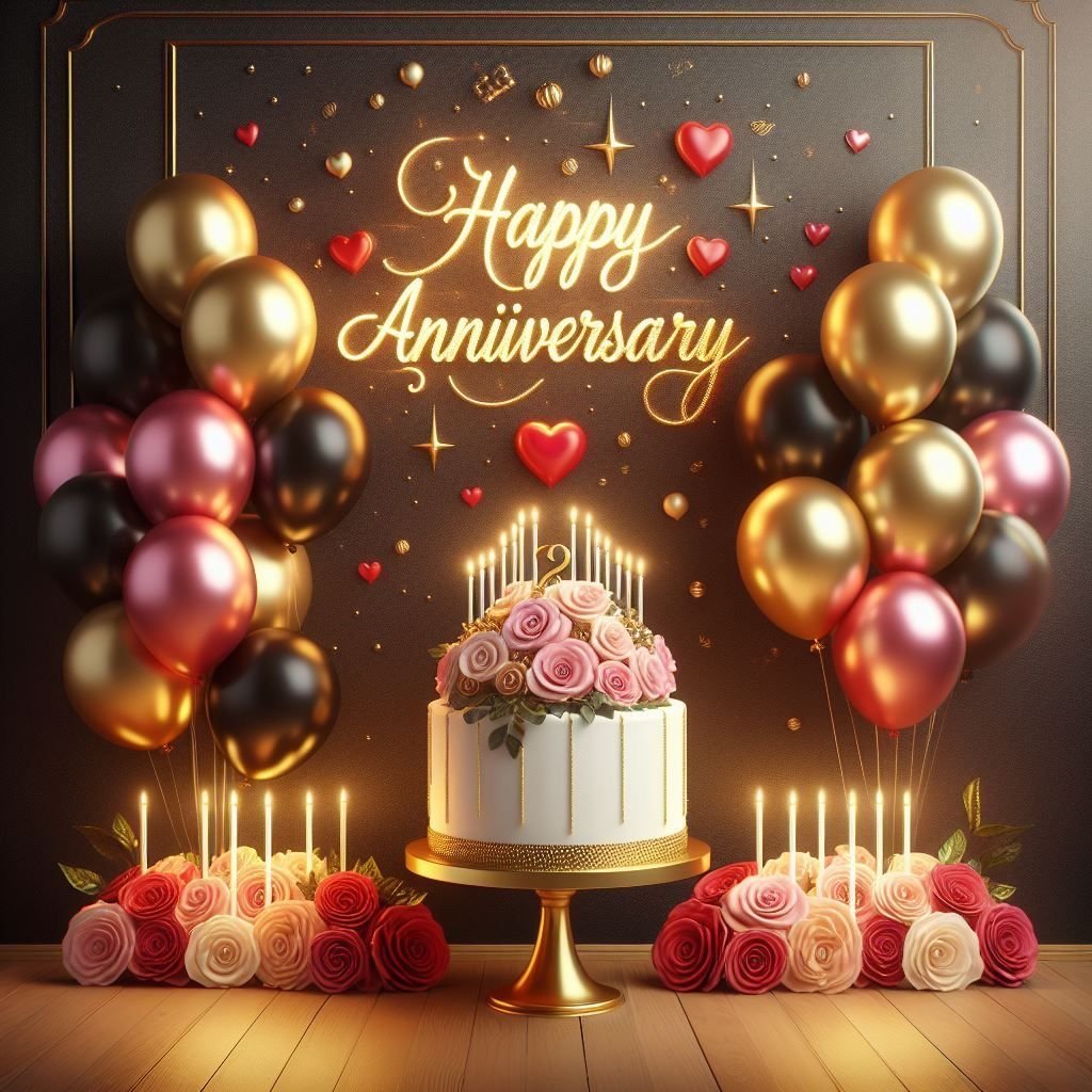 Premium Anniversary Flower Decoration