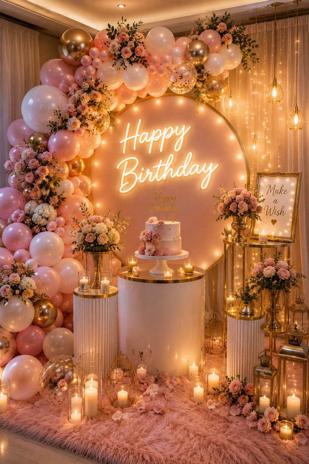 Premium Birthday Flower Decoration