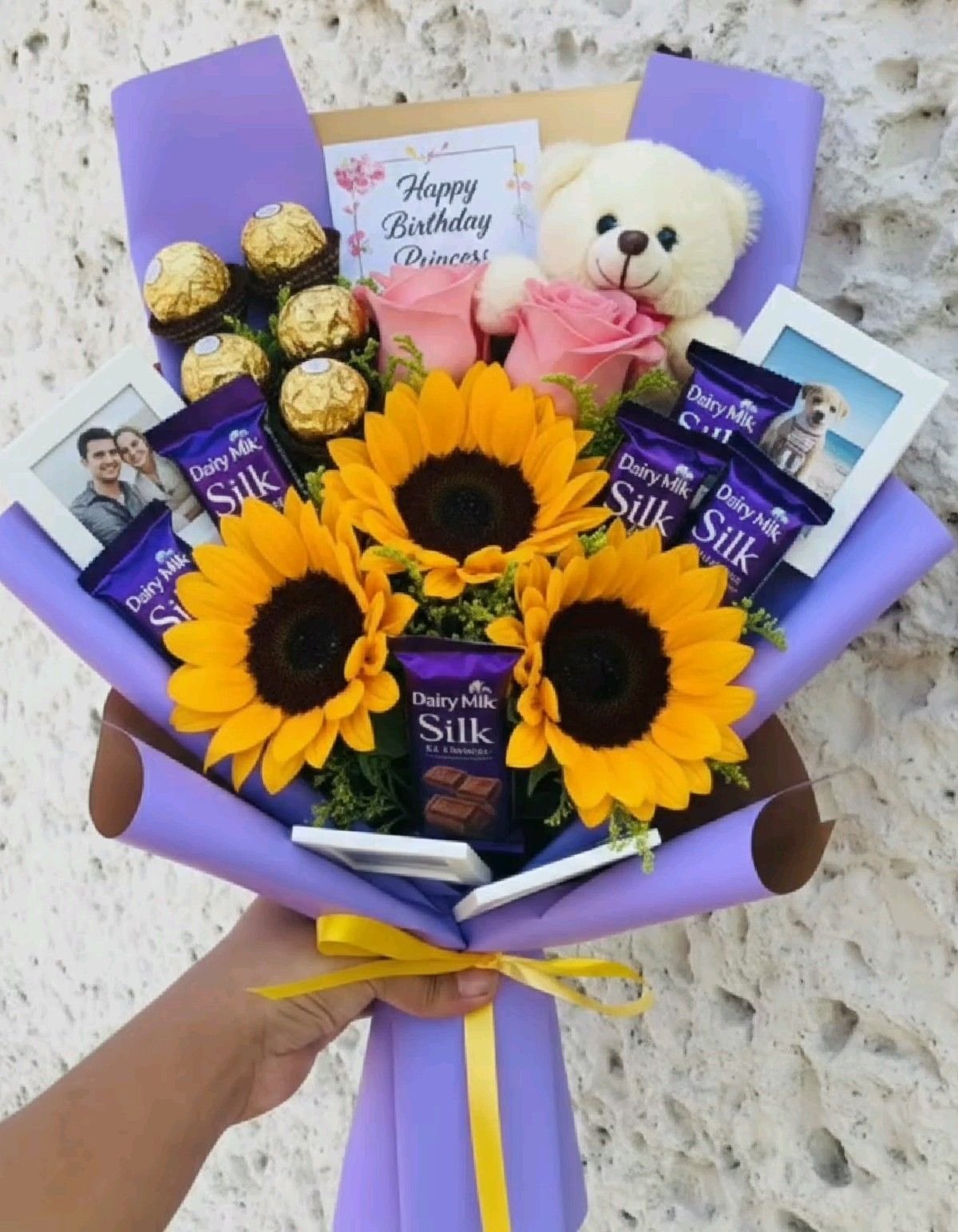 Sunflower Chocolate Gift Bouquet