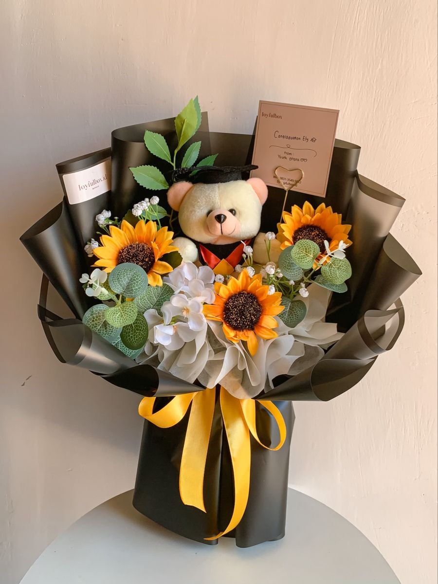 Sunflower Teddy Gift Bouquet