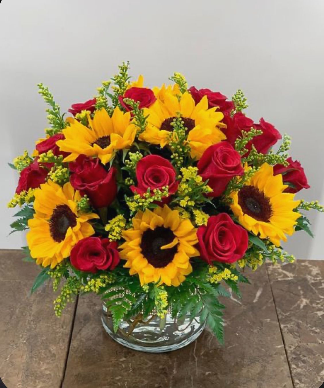 Sunny Valentine Sunflower Bouquet