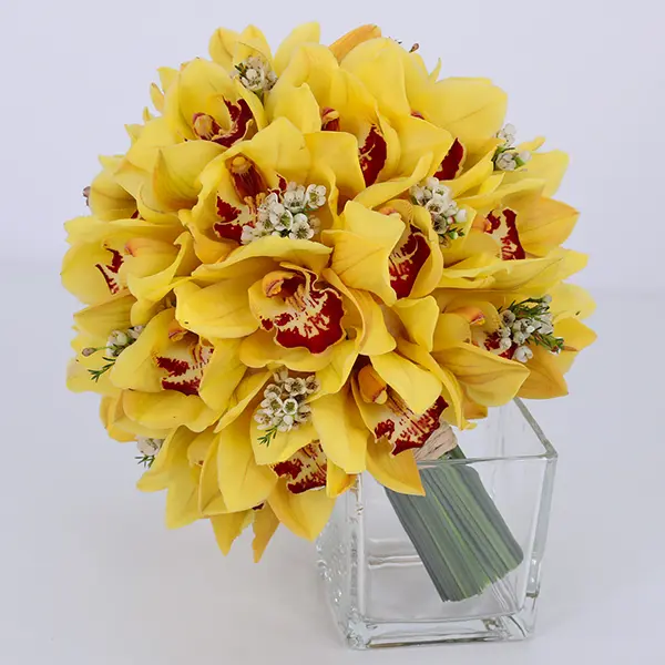 Yellow Orchid Flower Bouquet