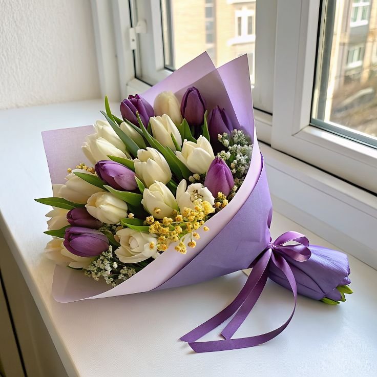 Luxury Tulip Flower Bouquet