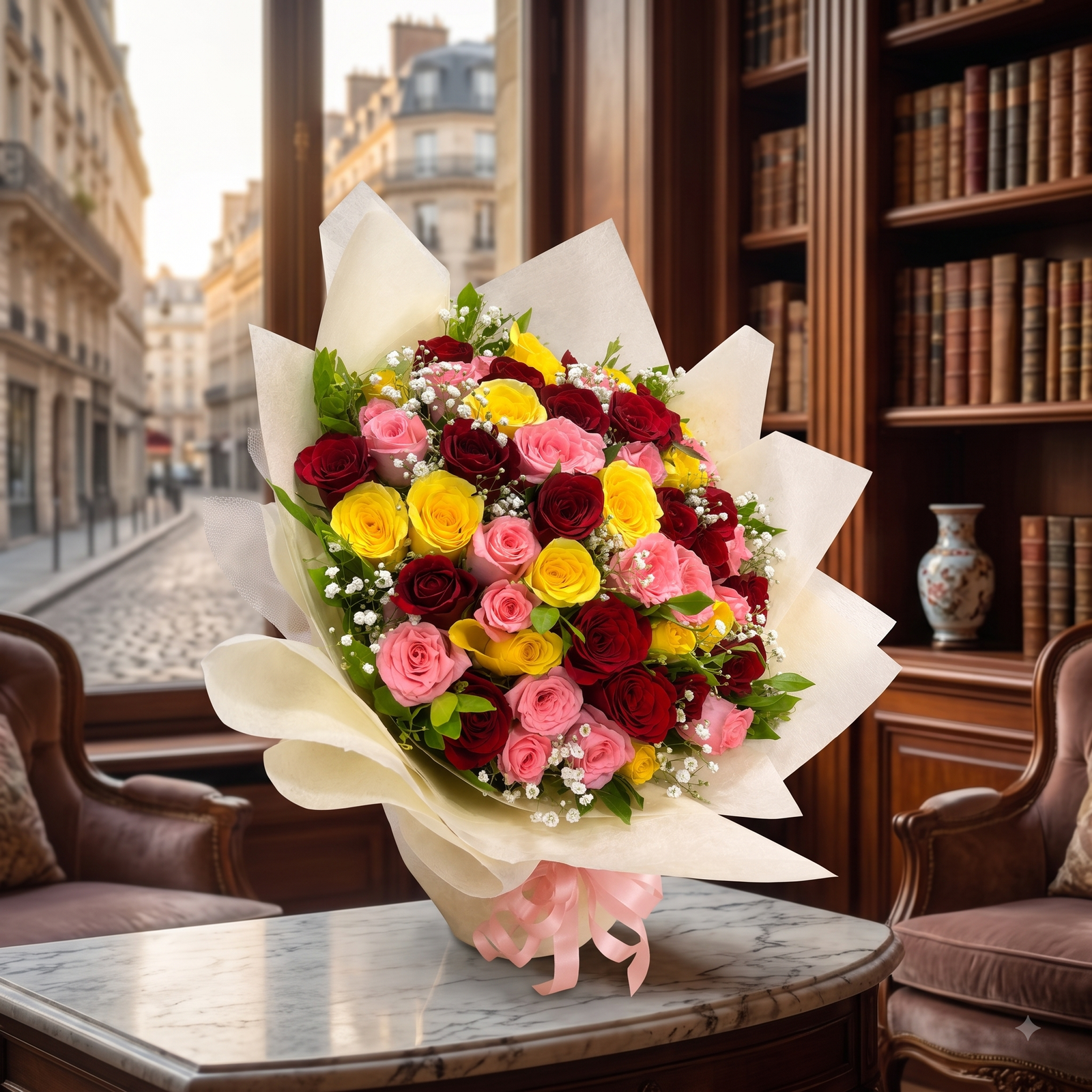 Congratulations Mixed Flower Bouquet