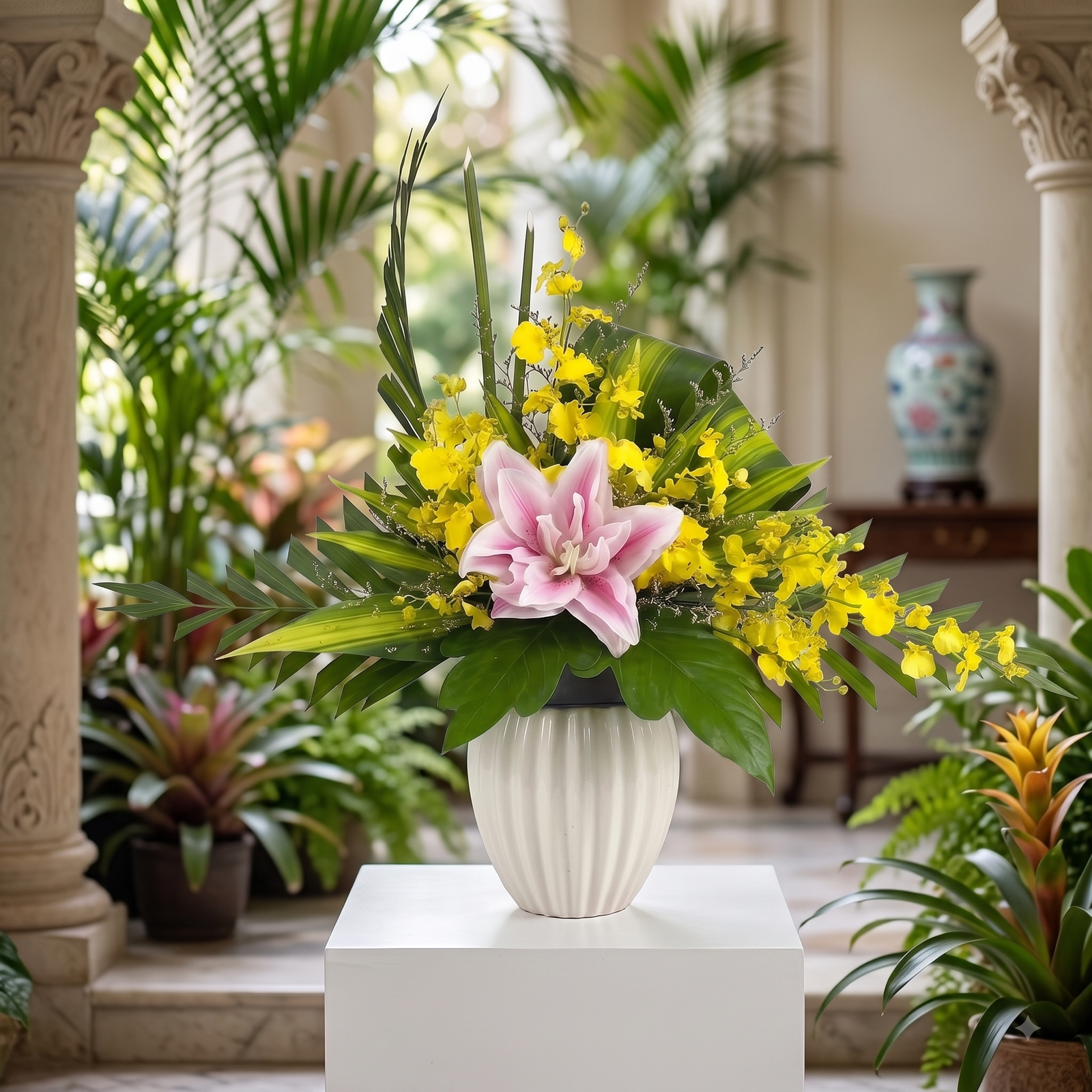 Yellow Lily Sunshine Bouquet