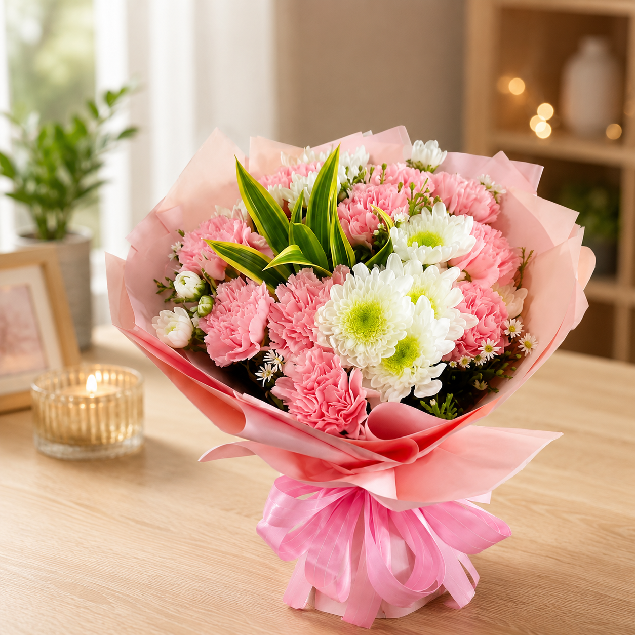 Pink Mixed Flower Bouquet