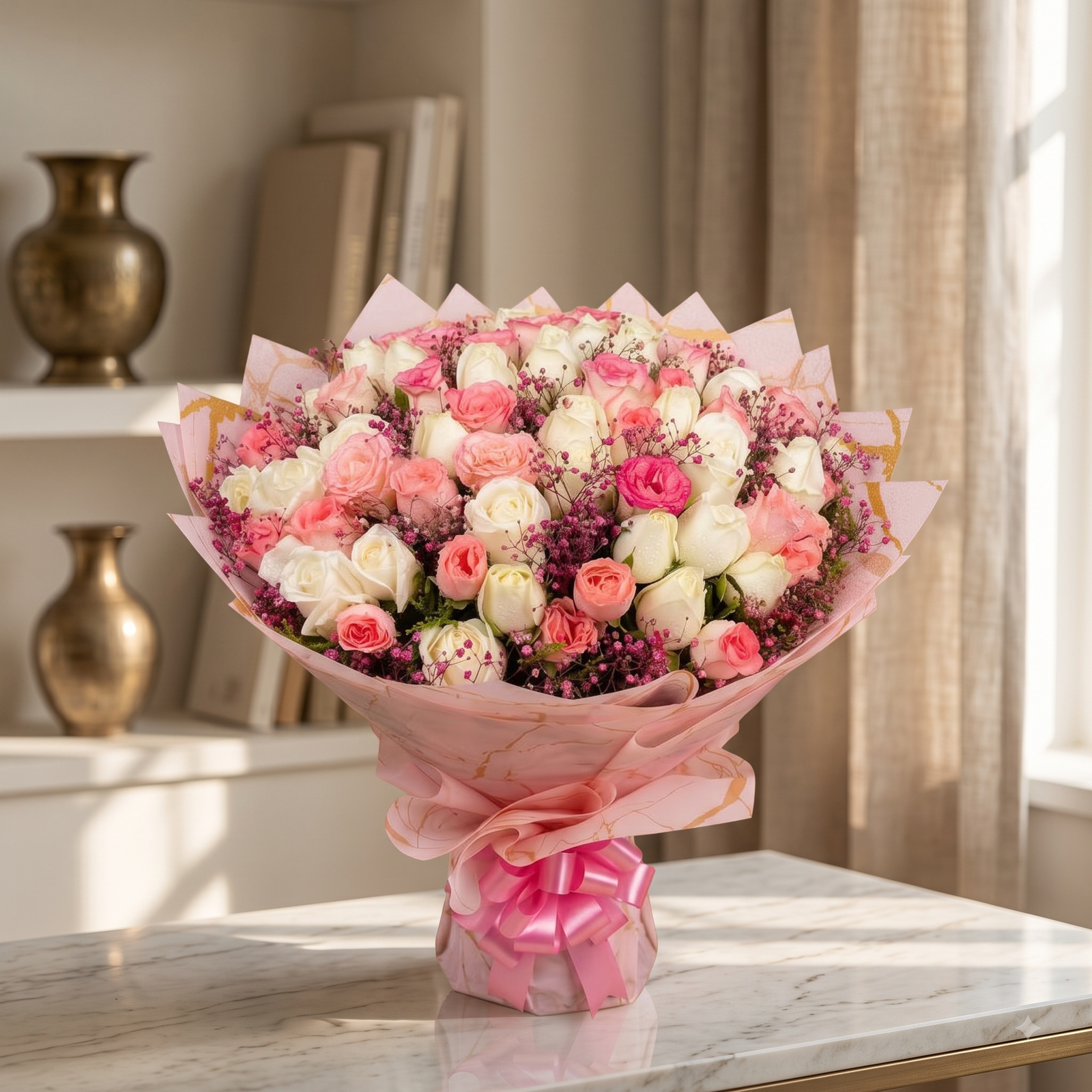 Pink Rose Luxury Bouquet