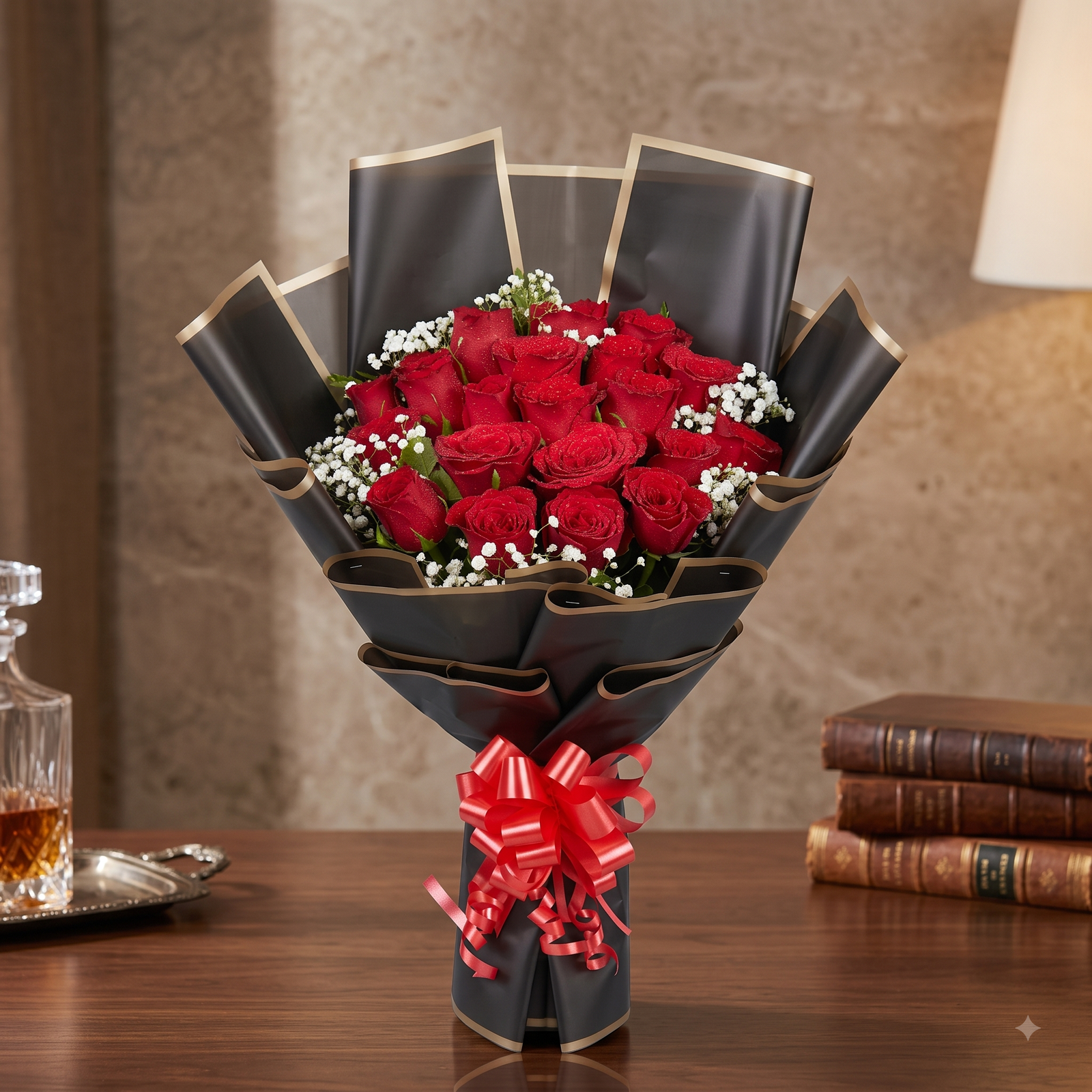 Congratulations Rose Flower Bouquet