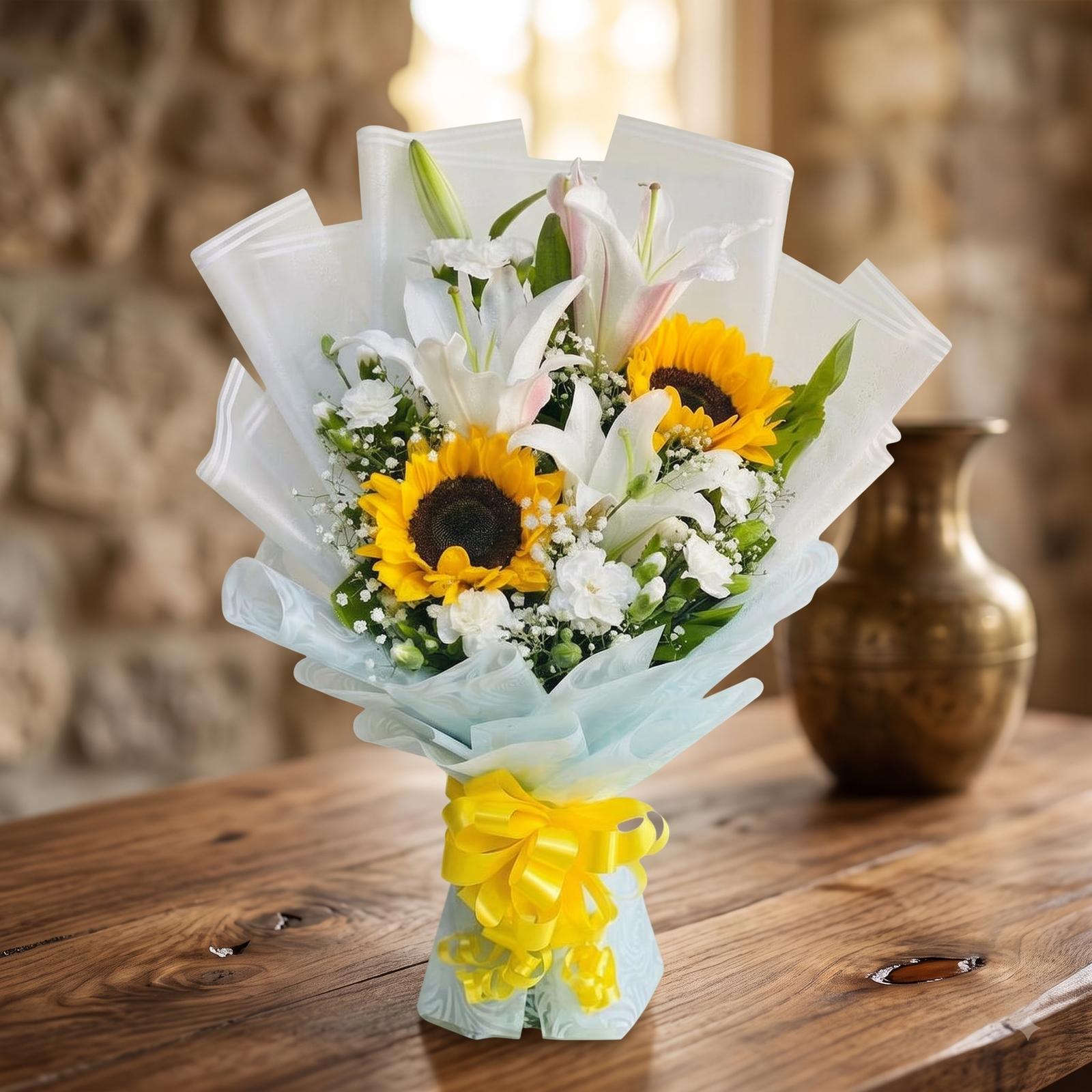 Get Well Soon Bright Flower Bouquet