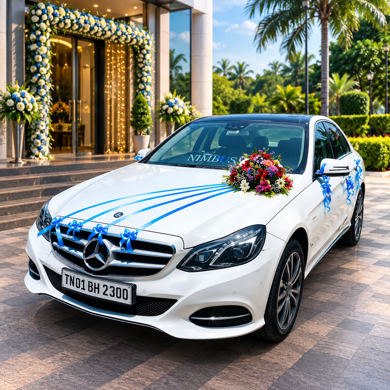 Bridal Car Flower Decoration