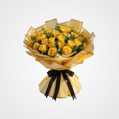 Yellow Rose Happiness Bouquet