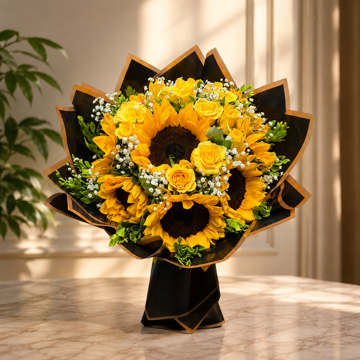 Congratulations Sunflower Bouquet